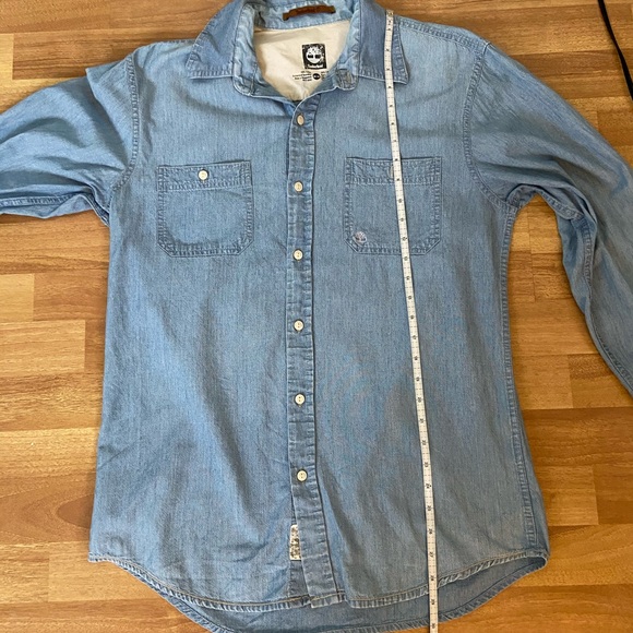 Men/Uni Timberland Long Sleeve Button Down Medium - Picture 11 of 11
